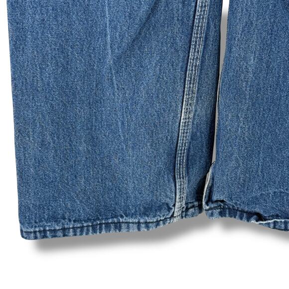 Round House Denim Overalls Workwear Carpenter Jeans Sz 34 X 38 Made in USA - Picture 11 of 11